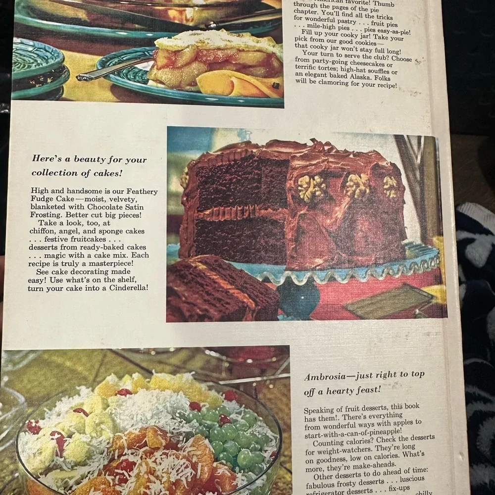Vintage Nostalgic Better Homes And Gardens Dessert Cook Book